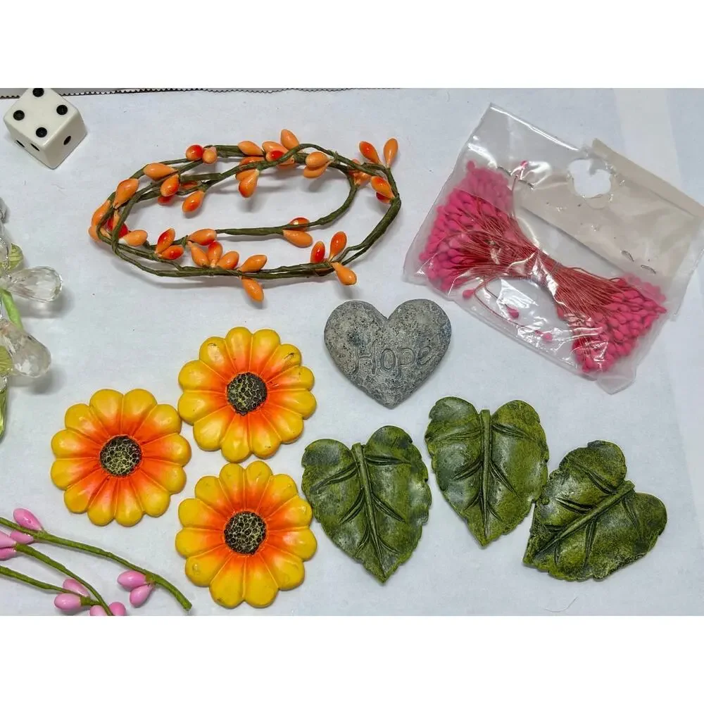 Mixed Lot Floral Craft Supplies